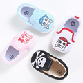 Unisex Newborn Baby Boys Girls Shoes Casual Slip On Printed Punk Style Soft Soled Prewalker Infant