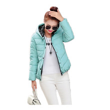 2016 New Womens Winter Jackets And Coats Slim Padded Outwear Chaquetas Mujer Camperas Mujer Abrigo Plaid Quilting Parkas Canada