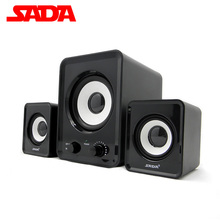 Sada D200A Laptop Altavoces Altavoz Desktop PC Computer Speakers Active Audio Mini Speaker 2.1 USB Subwoofer Altavoces Ordenador