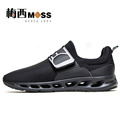 2017 air mesh men casual shoes breathable black comfortable trainers meixi brand shoes men