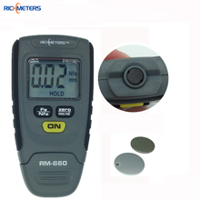 RM660 Paint Coating Thickness Gauge Digital Meter 0-1.25mm Iron Aluminum Base Metal