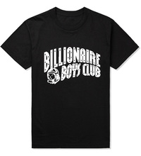 FREE Shipping BILLIONAIRE BOYS CLUB T-Shirt BBC T Shirts Men Hip Hop Cotton tshirt O Neck billionaire Man Tops Shirt Euro Size