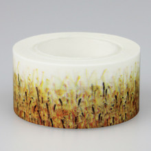 1 Pc / Pack Nice Golden Wheat 2cm Washi Paper Masking Tapes Diy Floral Decorative Stickers Gift Wrapping Sticker Party Favor