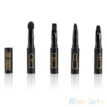 4 Pcs Set Pro Makeup Cosmetic Tool Foundation Eyeshadow Eyeliner Lip Brushes Set Kit 1L2I 35OF