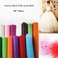 3m America Hard Tulle mesh fabric 160cm wide for wedding dress cloth Sewing DIY doll tutu