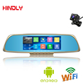 Hot 6 86 Touch screen navigator 1GB and 16GB Android GPS Navigation Mirror Car DVR dual