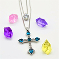 Hot On Sale Temperament Double Long Sweater Chain simple cross pendant Women Necklace Jewelry gifts length