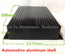 1piece Aluminum extrusion enclsoure/Controller enclosure /power supply enclosoure 41x147x100mm