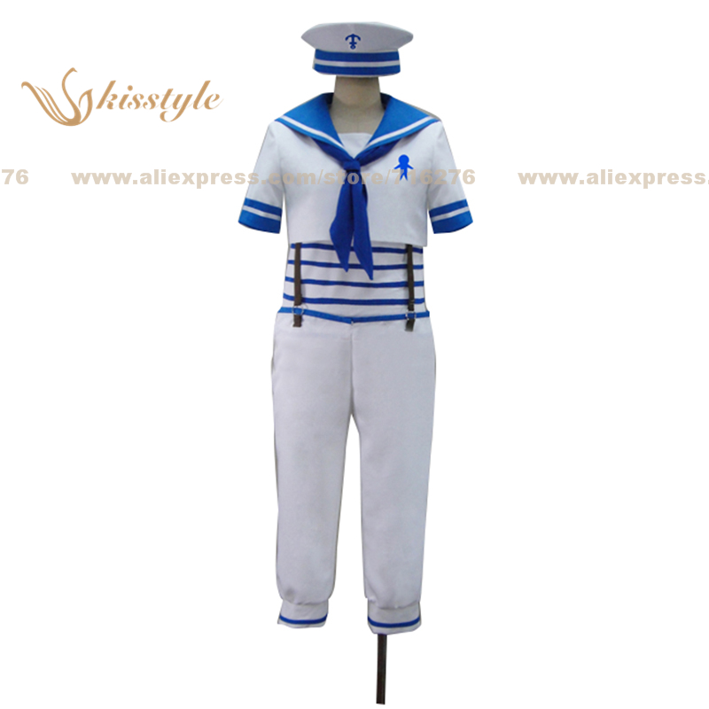 Kisstyle Fashion Free! Iwatobi Swim Club sailor navy suit Uniform COS Clothing Cosplay Costume,Customized Accepted