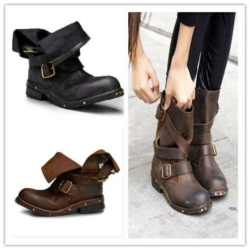 chaussures moto homme vintage