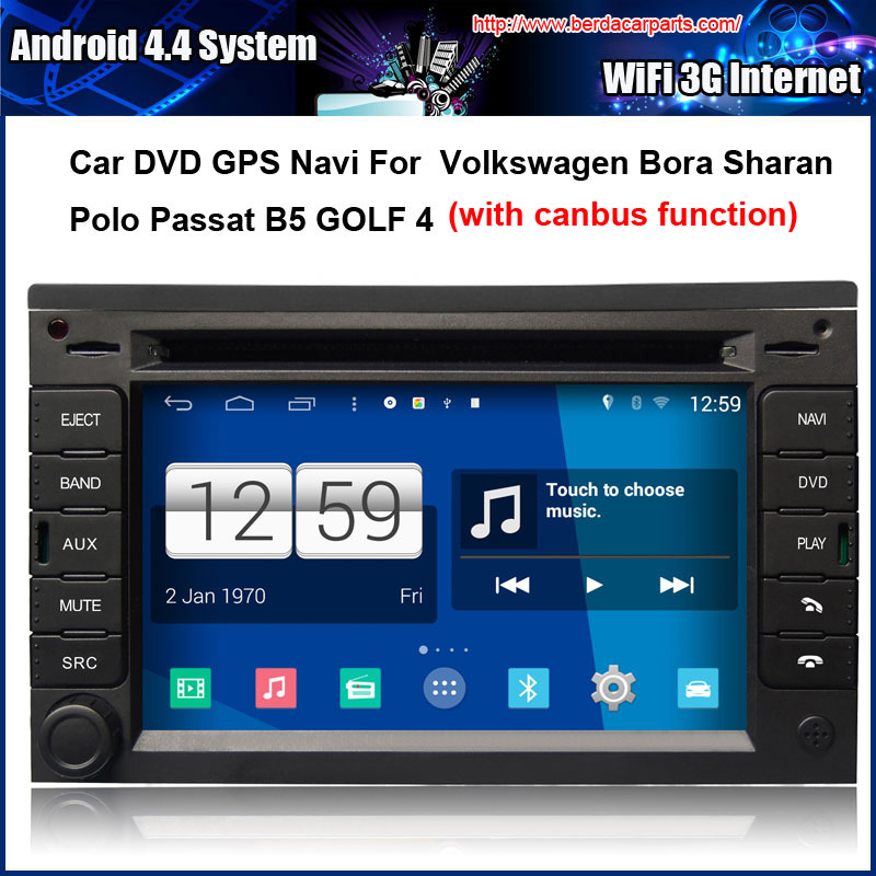 Android 4 4 4 font b Car b font DVD GPS For VW Volkswagen Bora Sharan