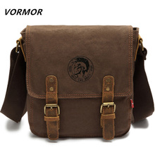 Thick canvas bag high quality men messenger bags fashion shoulder bags brand men bag