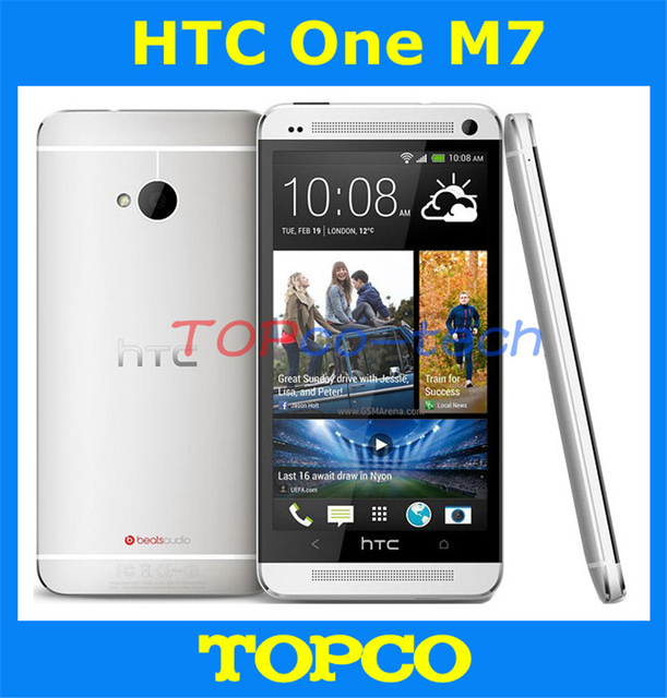 Оригинальный HTC ONE открынный Android телефон GSM 3 г и 4 г Quad ядро м7 32 ГБ мобильный телефон 4.7 " 4MP WIFI GPS прямая поставка