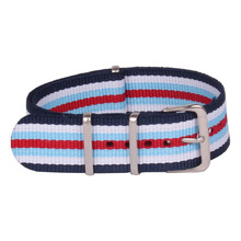 Nuevo 20 mm ejército militar deportes pulsera para otan la correa de reloj de la correa de Nylon tejida de fibra de 20 mm hebilla de reemplazo