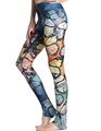 2016 Women Yoga Pants Ninth Pants Spandex Legging Gym Sportswear Quick Dry Breathable Fitness Slim Tights