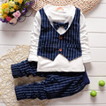 British Style Baby Boy Clothes Sets Long Sleeve Gentleman Suit Toddler Boys Clothing Set Party Birthday