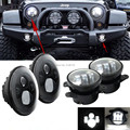 Round 7 INCH 40W Jeeps Wrangler LED Headlight and 2PCS 4INCH 30W LED passing fog lamps