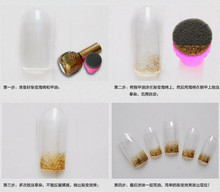 Nail Art DIY Design Stamping 1 Stamper 4 Changeable Sponge Shade Set Nail Tool Transfer Makeup