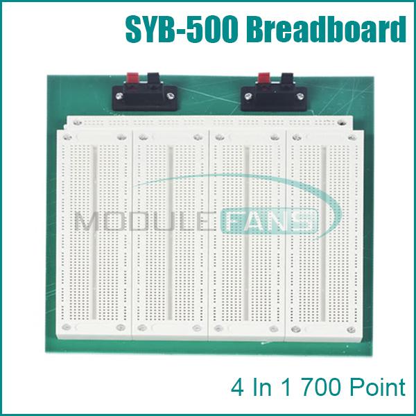 4 In1 700 Position Point SYB-500 Tiepoint PCB Solderless Bread Board Breadboard