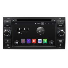 HD 1024*600 Quad Core Android 5.1.1 Car DVD Player Radio Stereo for Ford Focus S-MAX Galaxy Mondeo C-MAX Fiesta Fusion Transit