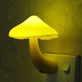 EU US Plug LED Night Light Mushroom Wall Socket Lights Lamp for Bedroom Home Decoration Hot
