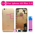 5 5 For IPhone 6S Plus Back Cover Battery Full Housing Assembly with Sim Card Tray