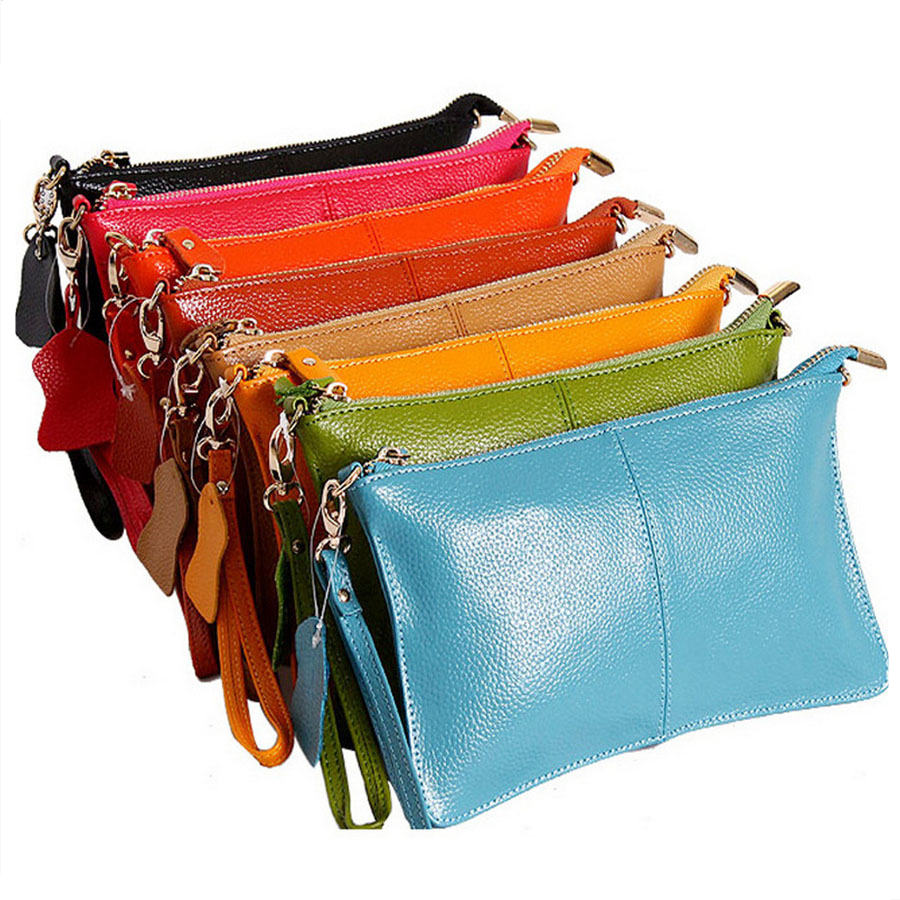 HMILY MINI women messenger bag genuine leather chain strap day clutches small Shoulder Crossbody ...