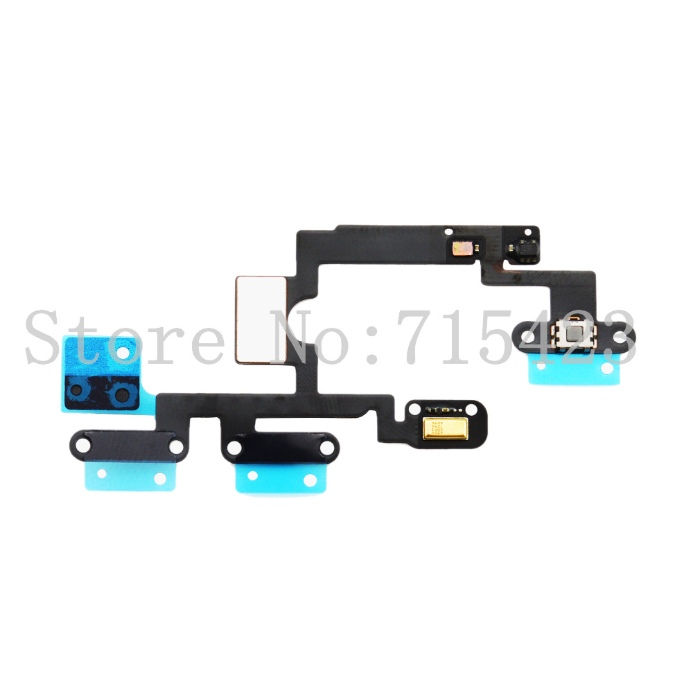 10pcs Volume Control Power Switch On/Off Key Flex Cable Replacement Parts for Apple iPad Mini 4