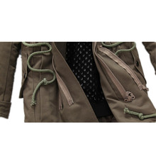 2015 winter coat men Britain style new warm winter jacket thickening loose long cotton padded coat