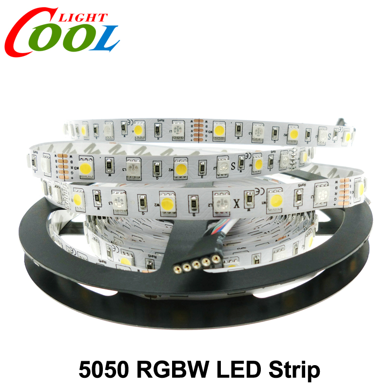 LED Strip 5050 RGBW DC12V 60 LED/m RGB+White / RGB+Warm White Flexible ...