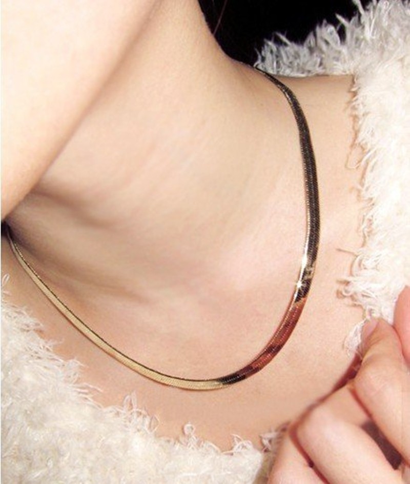 Golden-Torques-Necklaces-Gold-Chain-Women-Chocker-Necklace