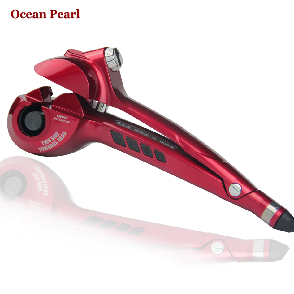 Image of Titanium Auto Hair Curler With Steam Spray Hair Care Styling Tools Ceramic Wave Hair Roller Magic Curling Iron Hair Styler-501