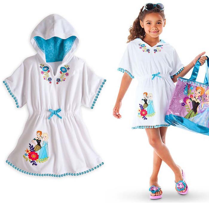 2015 Children Cotton Pajamas Girls Nightgown Chemise De Nuit Enfant Short Sleeve Nightgown Summer Elsa Anna Dress Sleepwear