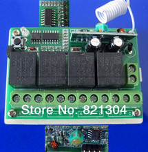 50set lot Learning Code Receiver DC 12V 10A 4CH Wireless Remote Control Switch System Smart Home