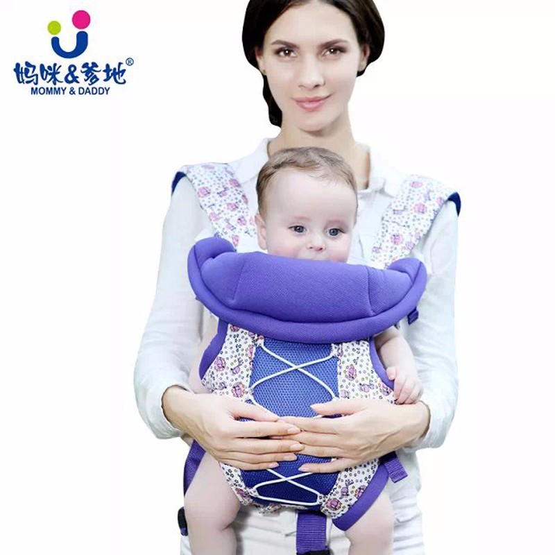 2016 Lovely Baby Carriers Brand All-season Breathable Infant Backpack Carriage Hipseat Sling Wrap Kid Carriage Backpack (8)