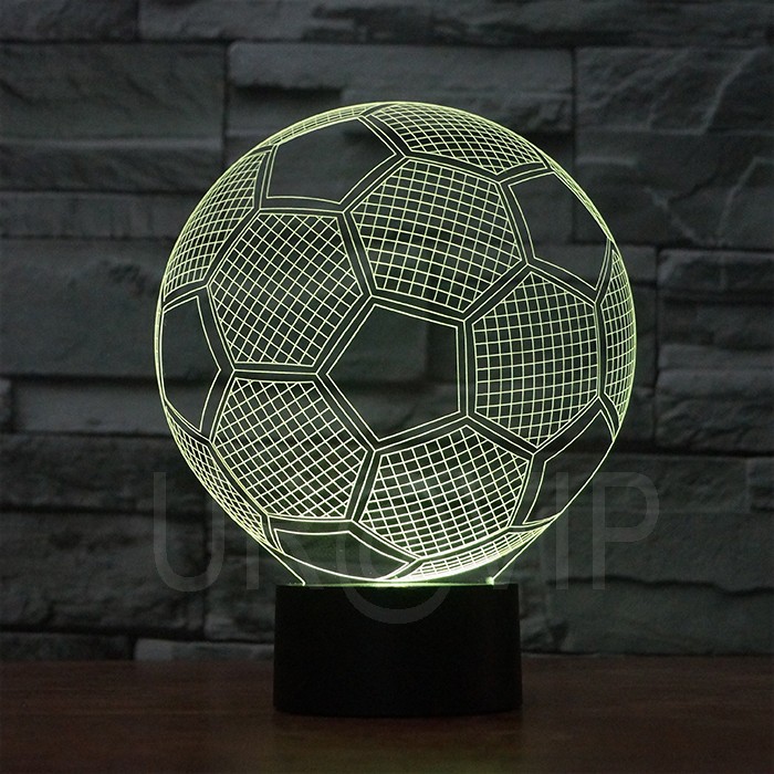 JC-2882 Amazing 3D Illusion led Table Lamp Night Light with football shape (6)
