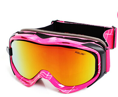POLISI Winter Ski Snow Goggles Replaceable 2 Lense...