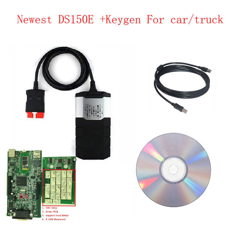 Image of New ds150e+Keygen for autocom CDP Pro plus For DELPHI DS150E obd2 OBDII Cars / Trucks diagnostic tool scanner tools tool