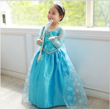 Summer Anna Elsa Fever Girls Lace Dress Up Party Costume Princess Kids Cartoon Disguise Vestidos Star De Wars Paw Robe Patrol
