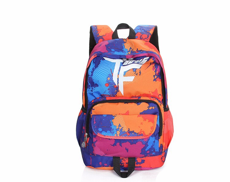 Fashion grid shape women nylon backpack girl school bag Casual Travel bags (9)