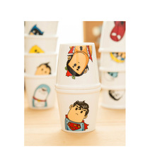 small home glass cartoon graphic patterns cup ceramic Mugs cup Mugs milk coffee cup Crooked neck