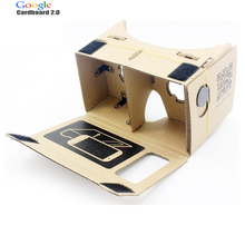 Google Cardboard 2.0 3D VR Glasses Virtual Reality Goggles Oculus Rift DK2 for iPhone 6 4.7 ~ 5.5 inch Android & iOS Smartphone
