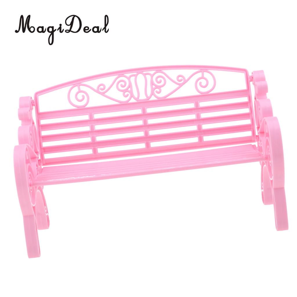 Details about   Modern Style Mini Furniture Park Bench Plastic Material Dollhouse Decoration New 