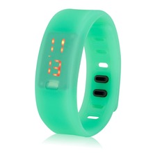 New Design Sport LED Watch Candy Multi Color Silicone Rubber Touch Screen Digital Watches Waterproof 3ATM