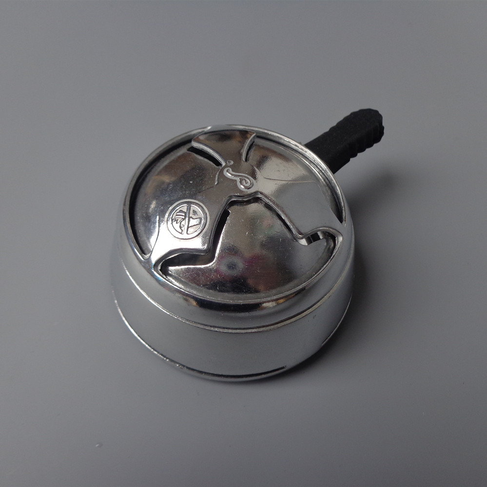 1pc polarized-light metal shisha hookah bowl,kaloud charcoal holder,hookah head,heat keeper
