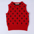 New Bear Baby Boy Sweater Vests O neck Sleeveless Girls Knitwear Vest Knitting Children Clothing For