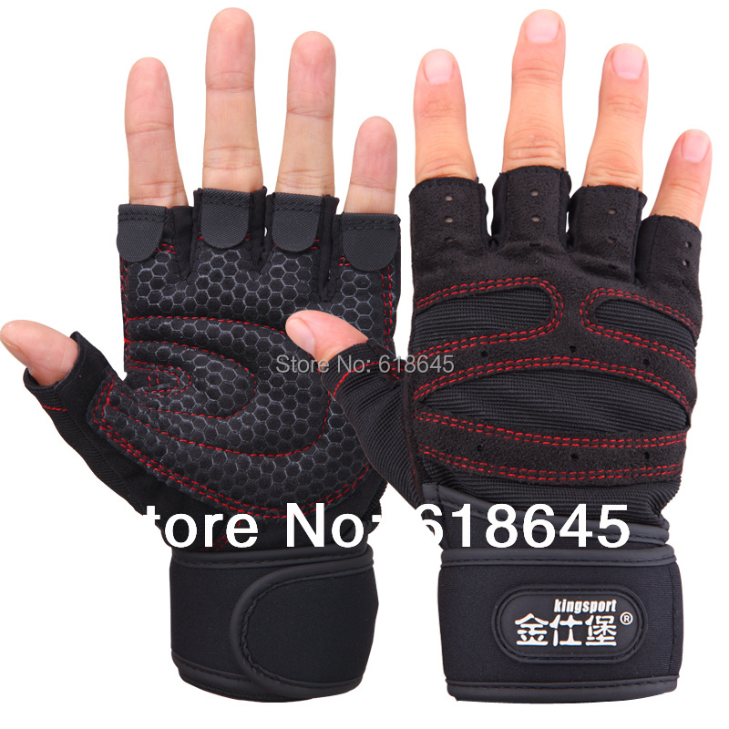 Free shipping Sports Fitness Exercise Training Gym Gloves Multifunction for Men Women sweat absorption friction resistance
