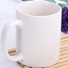 Creative Up Yours Mug with Middle Finger Upside Design Porcelain Material