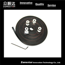 5PCS lot GT2 20Teeth Pulley Synchronous Wheel and 5m GT2 6mm Timing Belt and 1 Allen