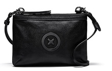 NEW ARRIVED FREESHIPPING MIMCO black SUPERNATURAL SECRET COUCH BAG matt black PLATING